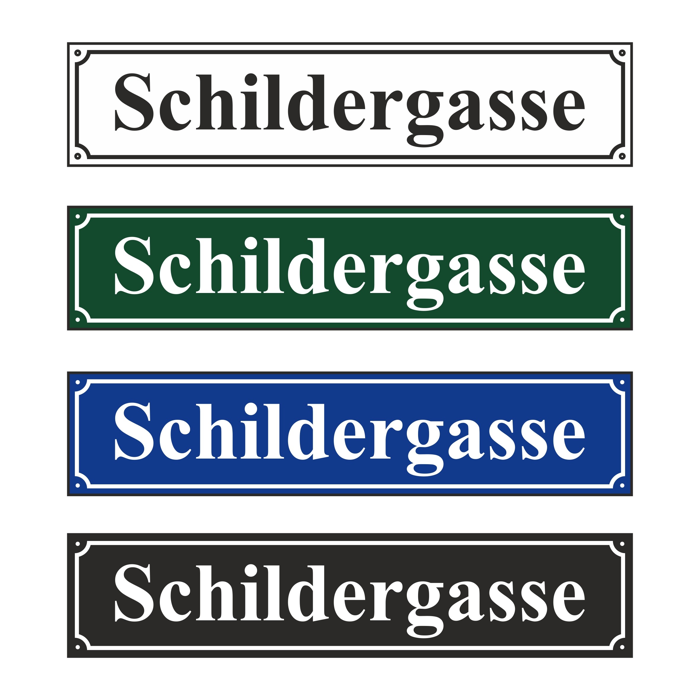Straßenschild "Times" 60x13cm