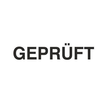 Holzstempel "GEPRÜFT"