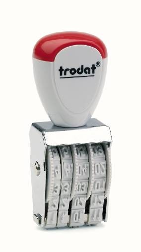 Datumstempel 3mm Schrifthöhe / Monat in Ziffern