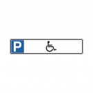 Parkplatzschild "Rollstuhlfahrer" 52x11cm