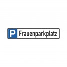 Parkplatzschild "Frauenparkplatz" 52x11cm