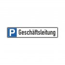 Parkplatzschild "Geschäftsleitung" 52x11cm