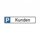 Parkplatzschild "Kunden" 52x11cm