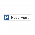 Parkplatzschild "Reserviert" 52x11cm
